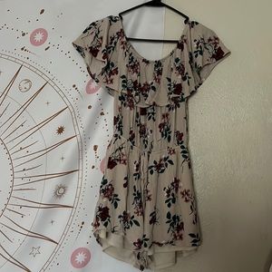 summer floral romper